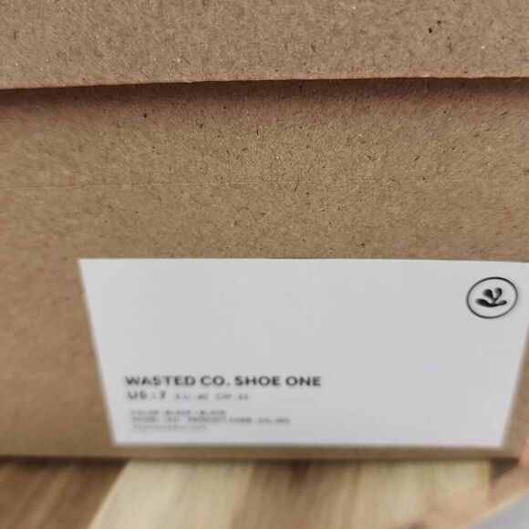 Wasted Collective Shoe One Black Sneakers Mens Size 7 US / 40 EU - Picture 13 of 13